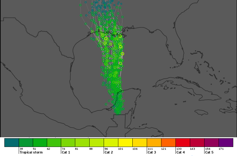 Cyclone tracks